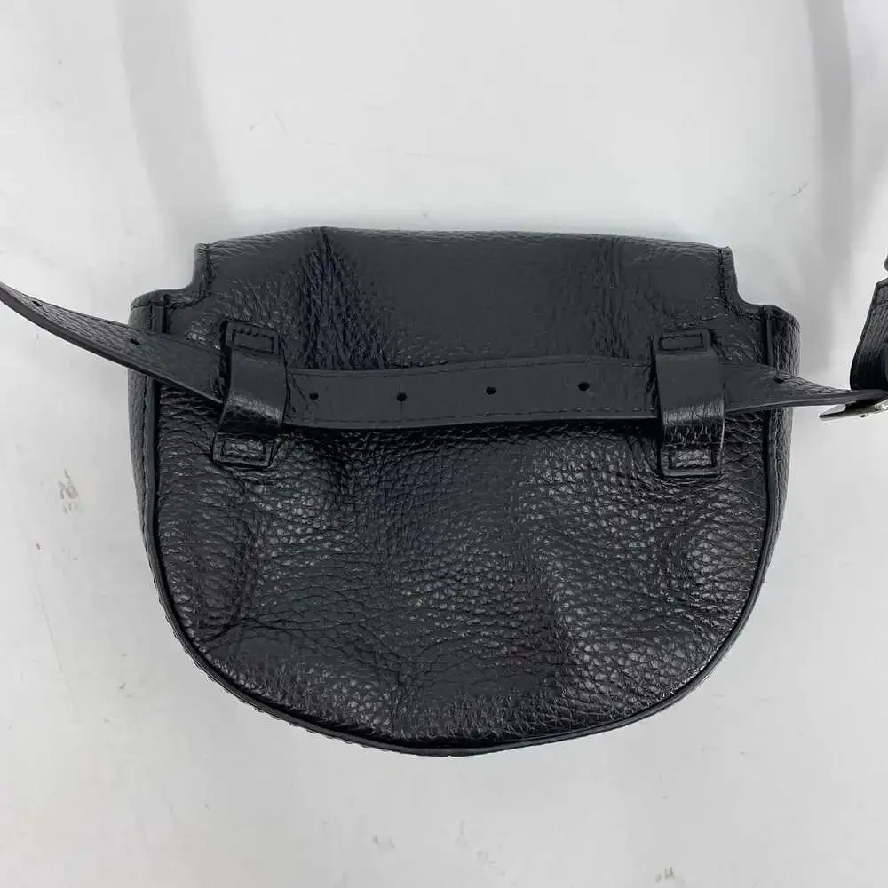 J. Crew Black Mini Pebbled Leather Belt Bag | Stylish & Versatile